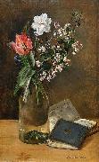 Anna Munthe-Norstedt Still Life with Spring Flowers oil